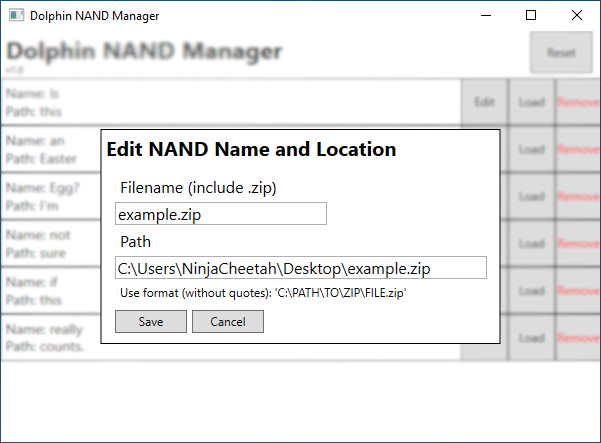 An image of DNM's easter egg.